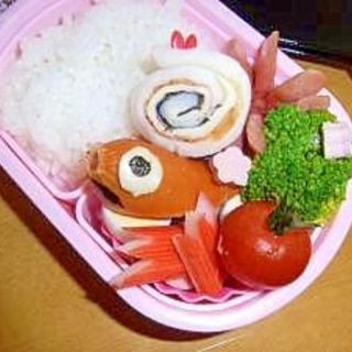 本日ののちゃんお弁当②⑨　「カタツムリ」